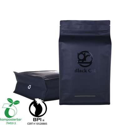来自中国的Ziplock Box Bottom塑料包装咖啡袋制造商