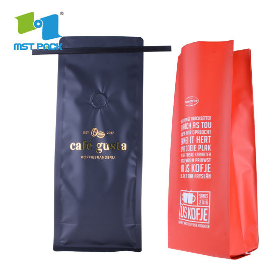 铝箔塑料包装可堆肥咖啡袋可生物降解的咖啡包装袋