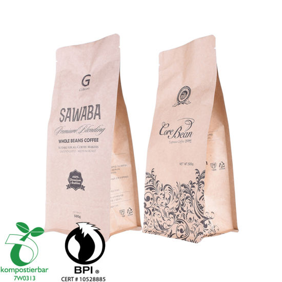 塑料拉链锁Yco白色牛皮纸咖啡袋制造商在中国
