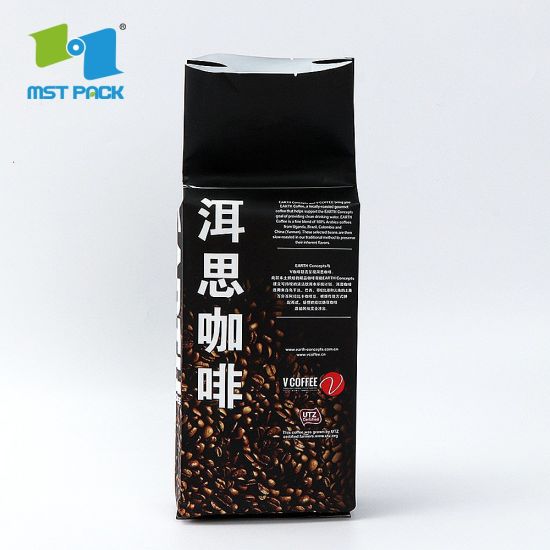 1公斤35盎司咖啡平底咖啡袋定制Biodegrabale PLA袋
